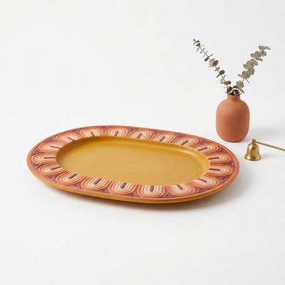 Sunset Arch Centerpiece Tray white background