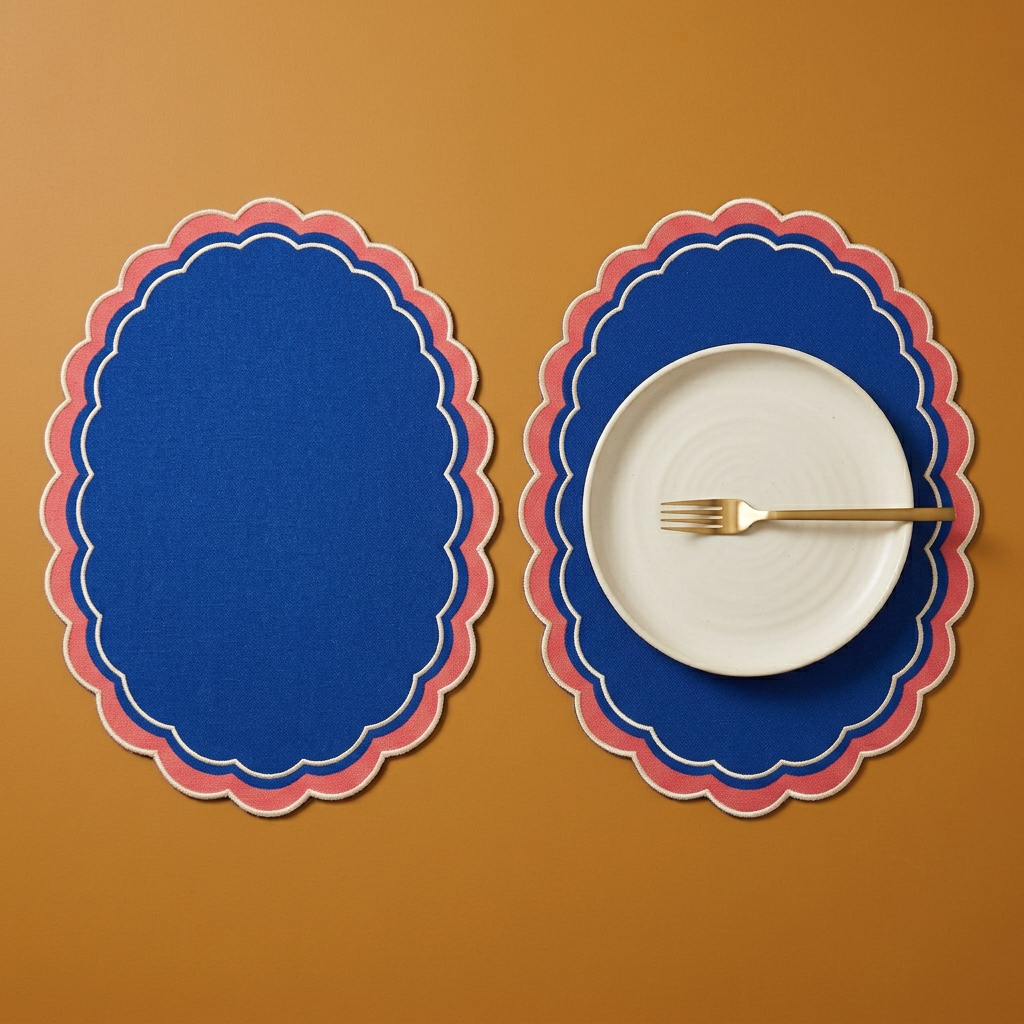 Riviera Scallop Placemat Pair - concept image 2