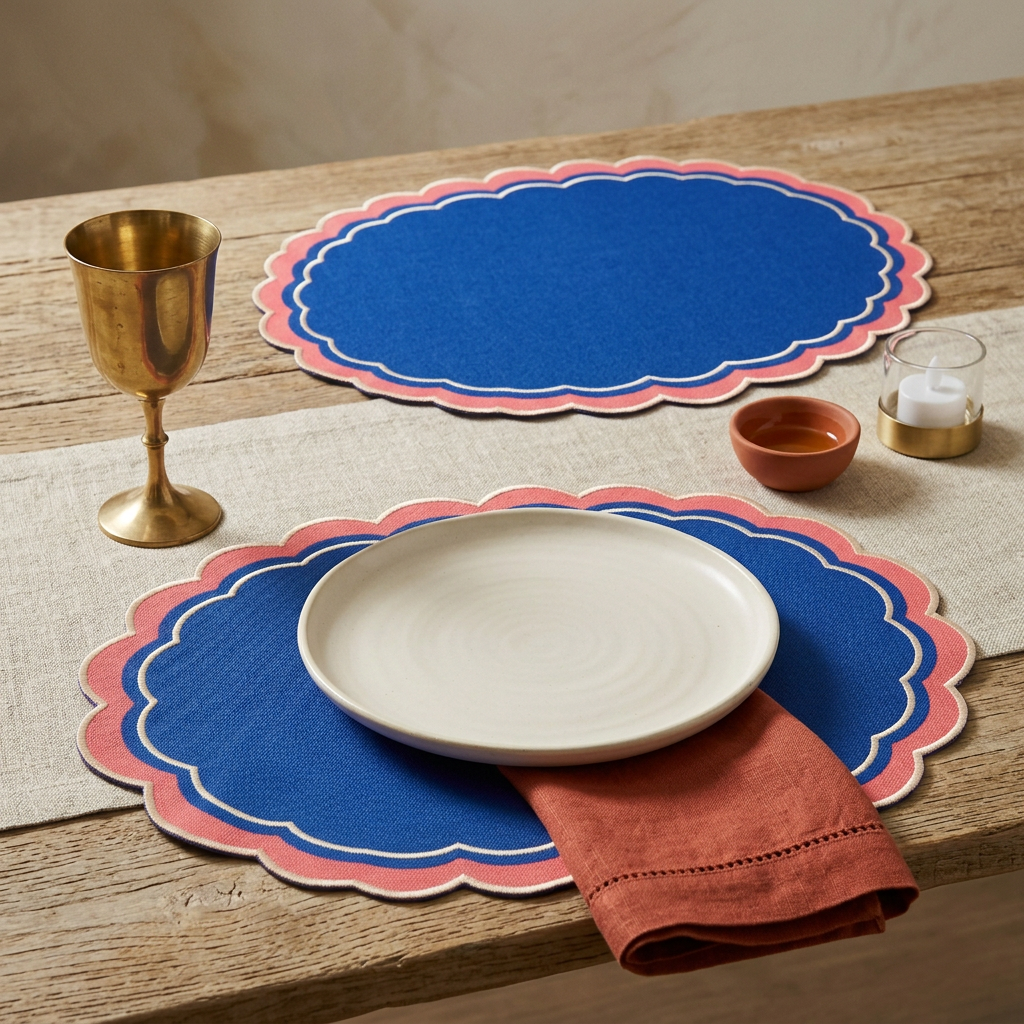 Riviera Scallop Placemat Pair - concept image 3