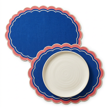 Riviera Scallop Placemat Pair - concept image 8