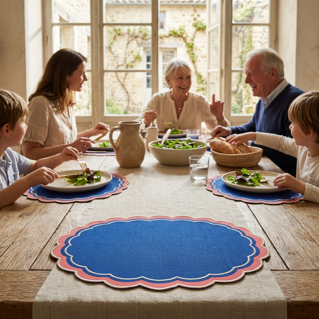 Riviera Scallop Placemat Pair - concept image 9