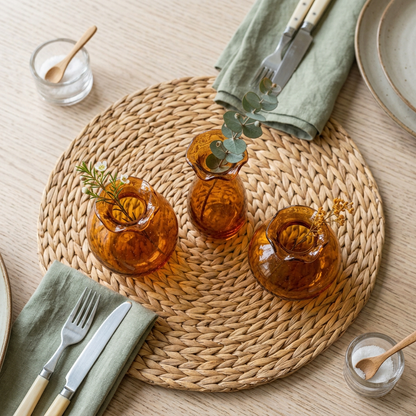 Amber Petal Bud Vase Trio - concept image 7