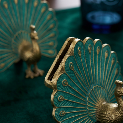 Peacock Place Card Holder Quartet - concept image 5